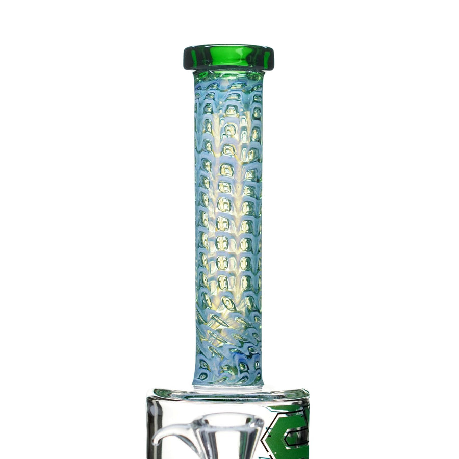 Static Glass Webbed Dual Stage Bong - cheefkit.com