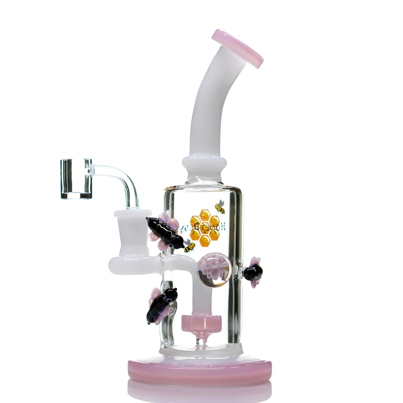HoneyDew Tattoo Glass Bee Dab Rig
