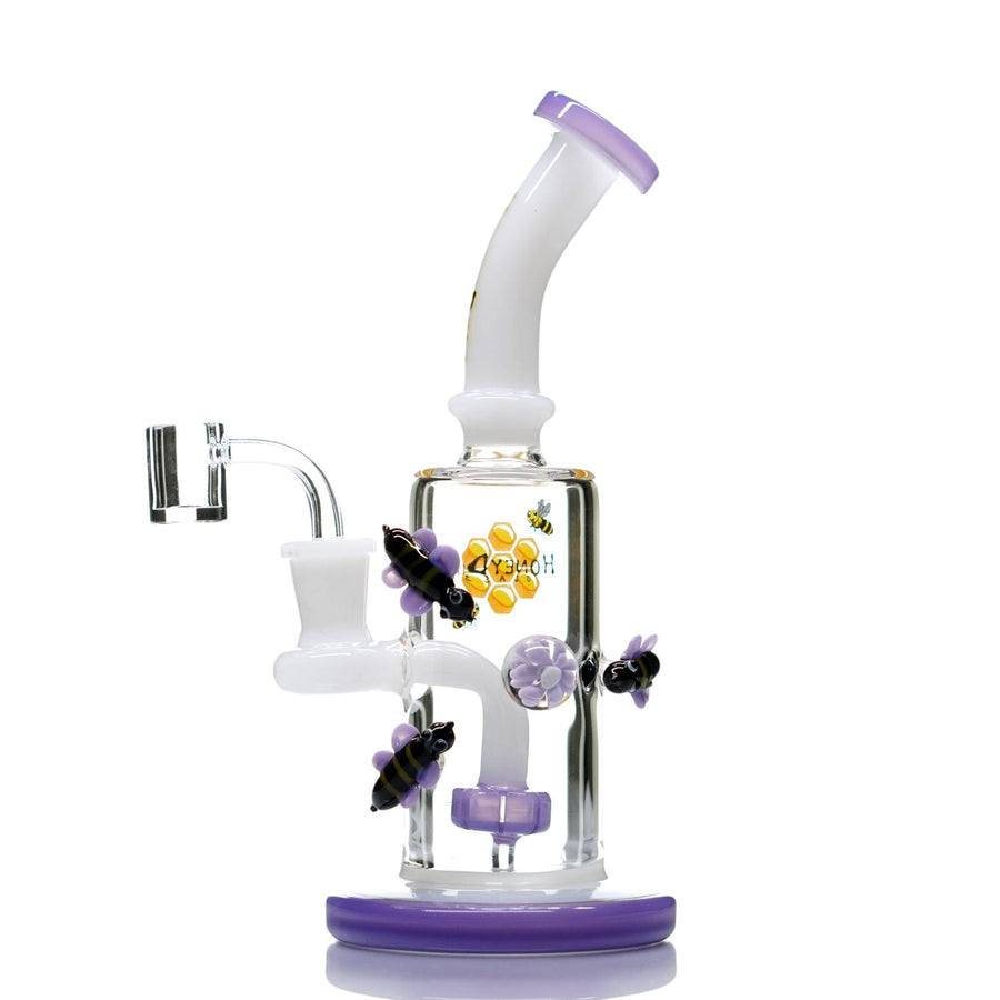 Dab Rig Bee HoneyDew Tattoo Glass Bee Dab Rig
