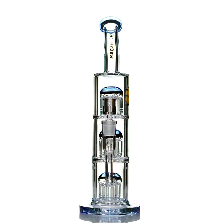 HoneyDew Triple Chamber Tree Perc Dab Rig