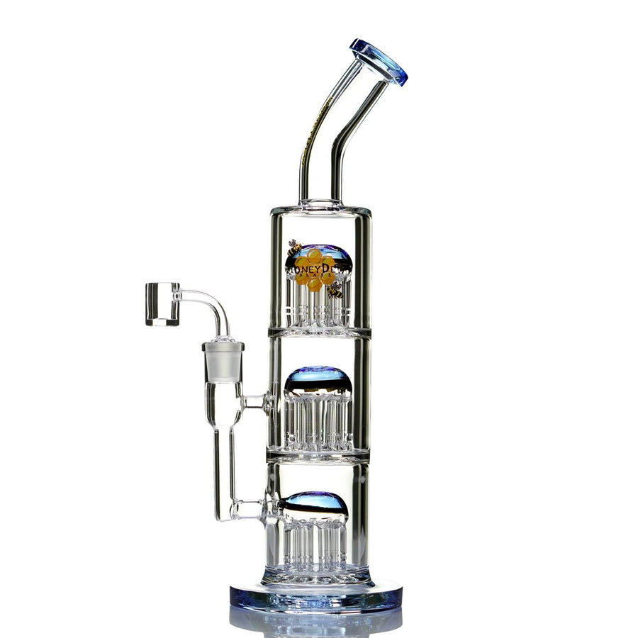 HoneyDew Triple Chamber Tree Perc Dab Rig