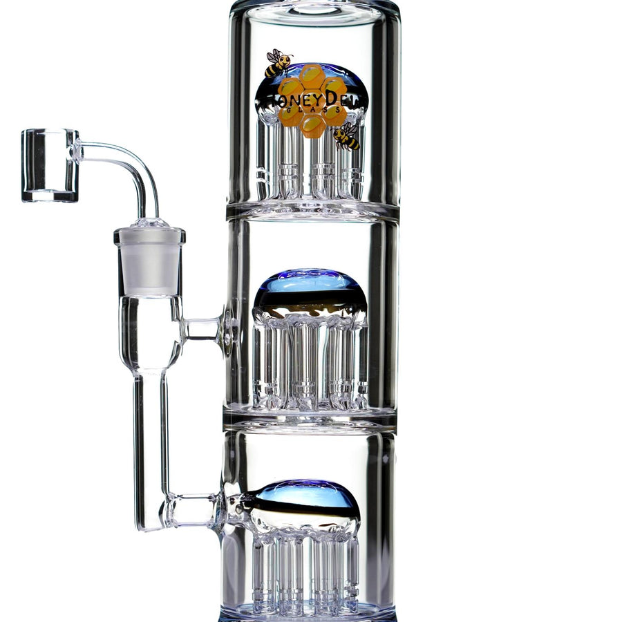 HoneyDew Triple Chamber Tree Perc Dab Rig