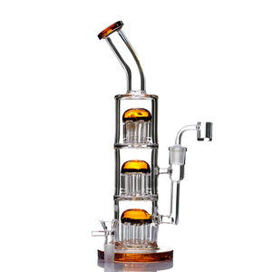 13" HoneyDew Triple Chamber Tree Perc Dab Rig - cheefkit.com