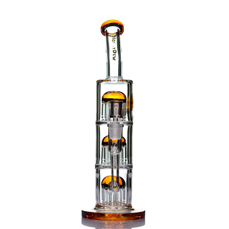 HoneyDew Triple Chamber Tree Perc Dab Rig