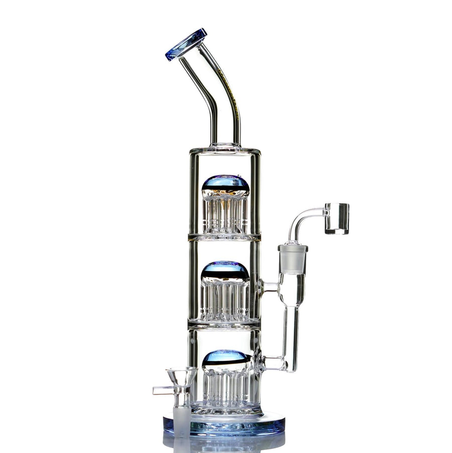 HoneyDew Triple Chamber Tree Perc Dab Rig