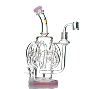 10" HoneyDew 12 Arm Two Stage Recycler Dab Rig - cheefkit.com
