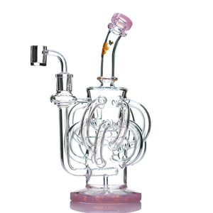 10" HoneyDew 12 Arm Two Stage Recycler Dab Rig - cheefkit.com