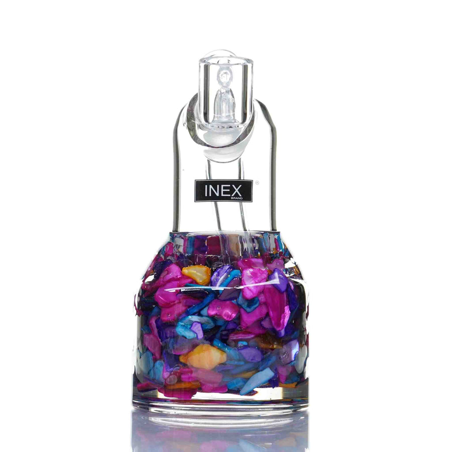 Inex Glass space rocks dab rig front view - cheefkit