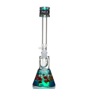 Inex Glass roses beaker bong - cheefkit