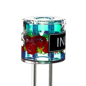 Inex Glass roses beaker bong - cheefkit