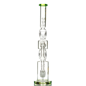 23" Lookah Glass Dual Percolator Big Bong - cheefkit.com