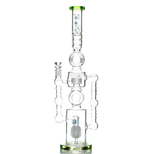 23" Lookah Glass Dual Percolator Big Bong - cheefkit.com