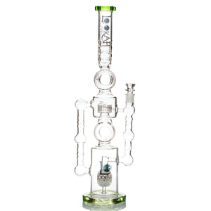 23" Lookah Glass Dual Percolator Big Bong - cheefkit.com