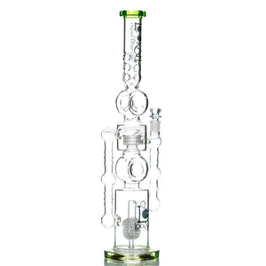 23" Lookah Glass Dual Percolator Big Bong - cheefkit.com