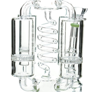 21.5" Lookah Glass Quad Honeycomb Chandelier Water Pipe - cheefkit.com