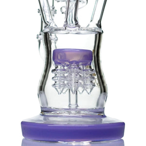 16" Lookah Glass UFO Perc Coil Recycler Bong - cheefkit.com