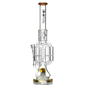 Lookah Glass Quad Honeycomb Chandelier Water Pipe