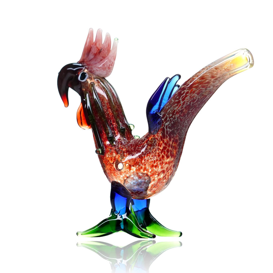 mighty rooster glass pipe 2
