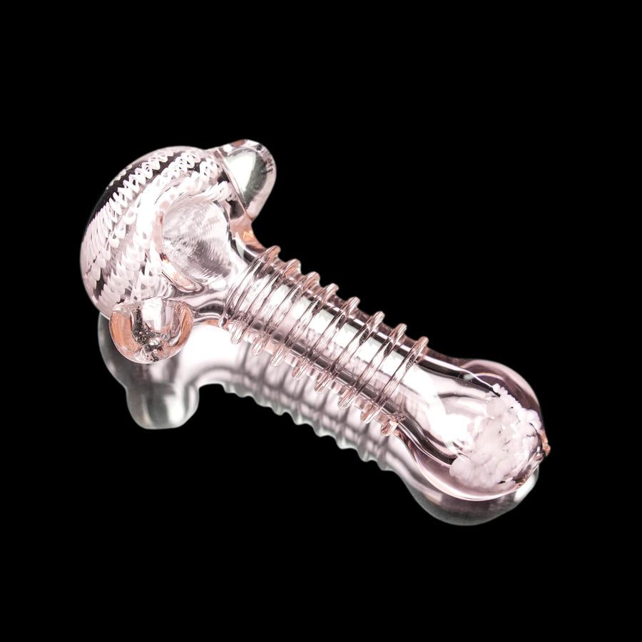 pink spiral glass pipe