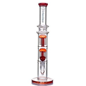 Urban Glass Tower Dual Perc Bong - cheefkit.com