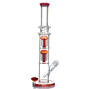 Urban Glass Tower Dual Perc Bong - cheefkit.com