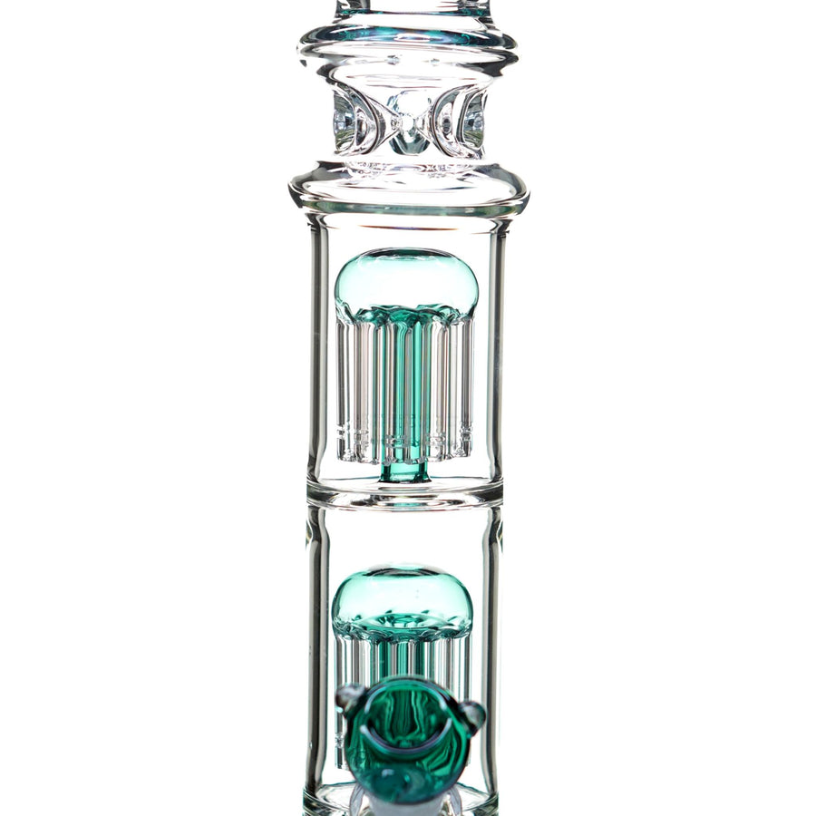 Urban Glass Tower Dual Perc Bong - cheefkit.com
