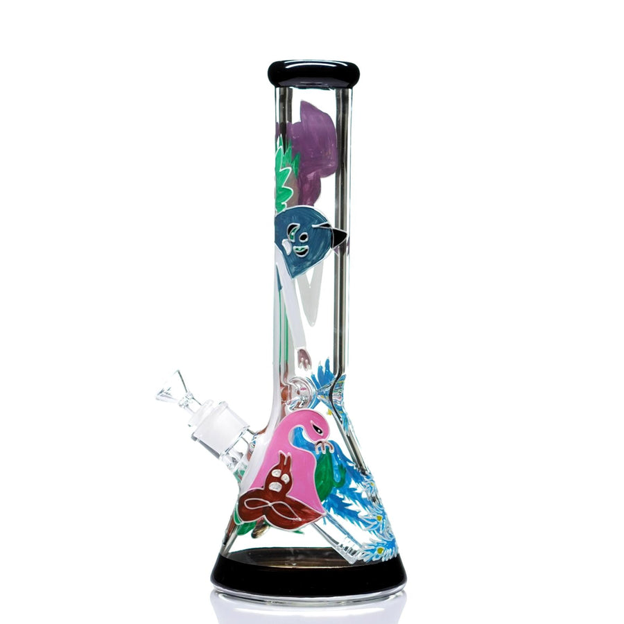 Painted Rick and Morty Beaker - cheefkit.com