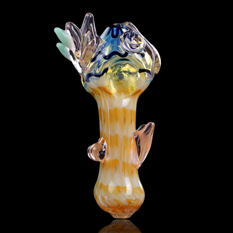 Rose Pedal Glass Spoon Pipe