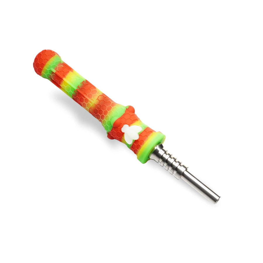 AK47 Silicone Dab Straw Collector with Titanium Tip