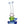Tattoo Glass frosted sapphire water pipe - Cheefkit