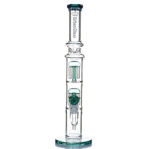 Urban Glass Tower Dual Perc Bong - cheefkit.com