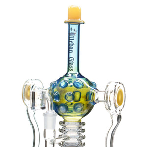 Urban Glass Alien Egg Mega Recycler Rig - cheefkit.com