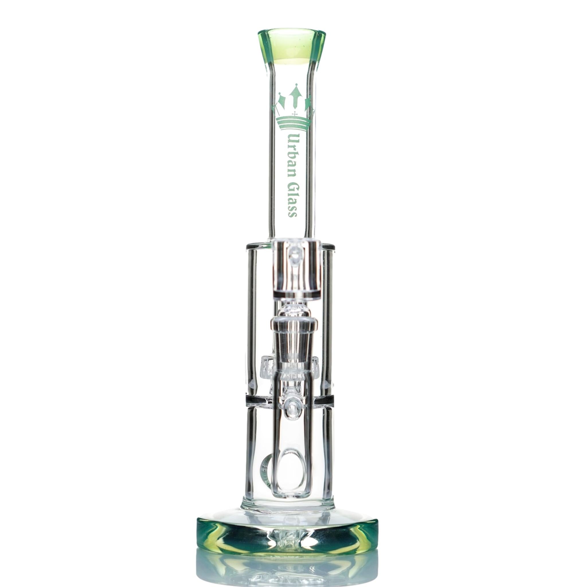 Urban Glass Straight Matrix Perc Dab Rig | Cheefkit