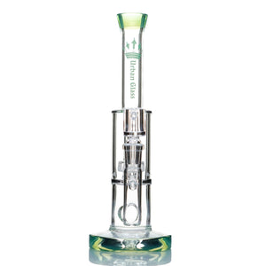 Urban Glass Straight Matrix Perc Dab Rig - cheefkit.com