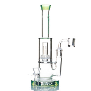 Urban Glass Straight Matrix Perc Dab Rig - cheefkit.com