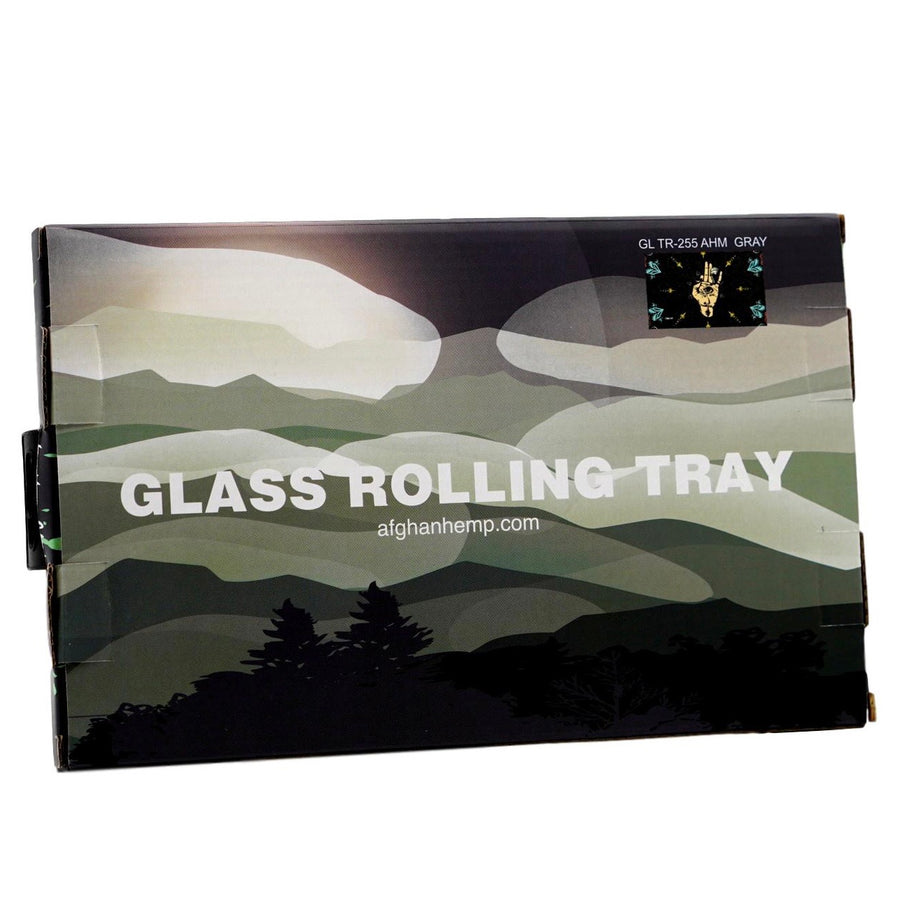 Afghan Hemp Joint Glass Rolling Tray - cheefkit.com
