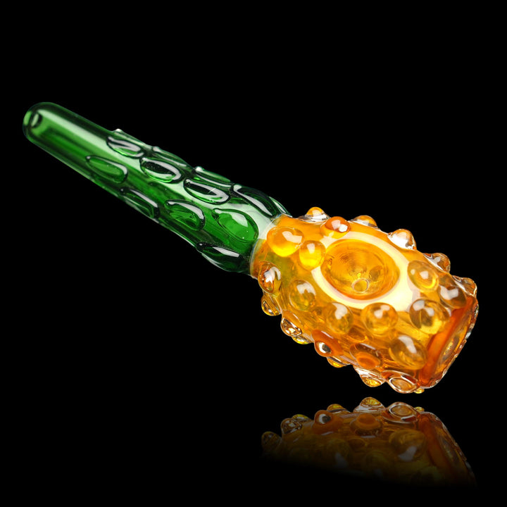 Pineapple Steamroller Glass Pipe - cheefkit.com