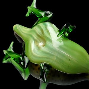Toad glass pipe